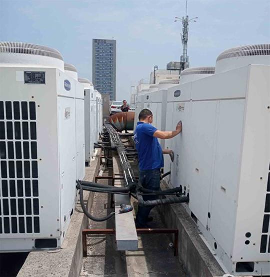 宿城中央空调制热和不制冷系统维修方法